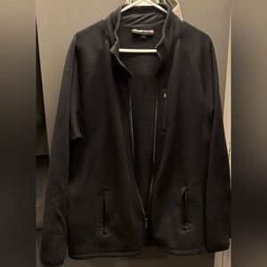 Swiss Tech Full Zip Black Fleece Large